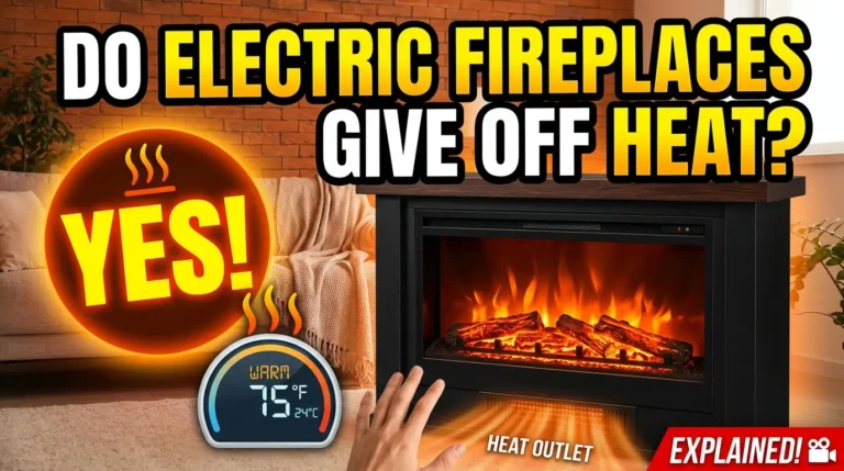 Do Electric Fireplaces Give Off Heat