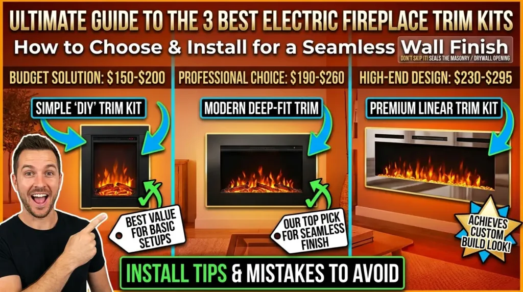 3 Best Electric Fireplace Trim Kits?