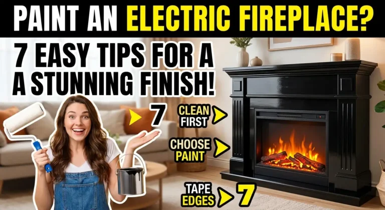 Can You Paint an Electric Fireplace?