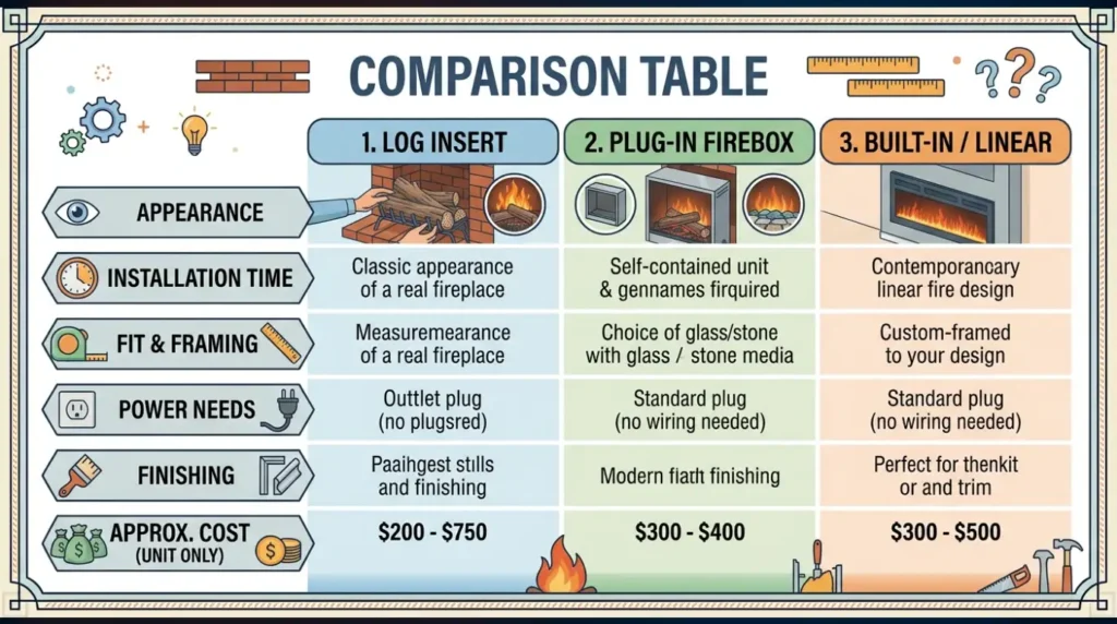 Comparison Table
