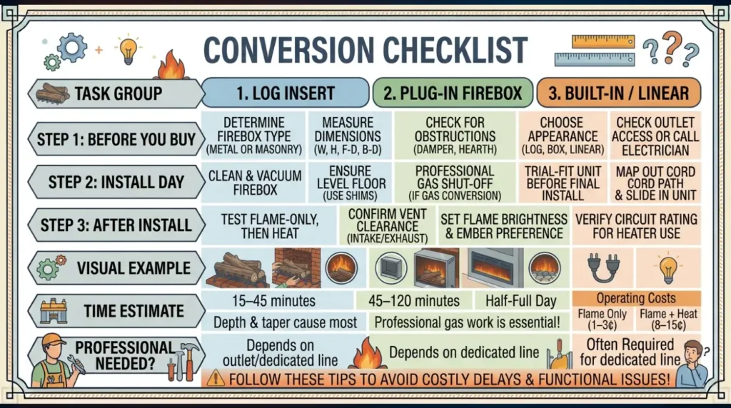 Conversion Checklist