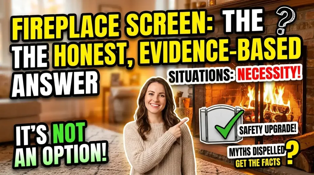 Do You Need a Fireplace Screen? The Honest, Evidence-Based Answer