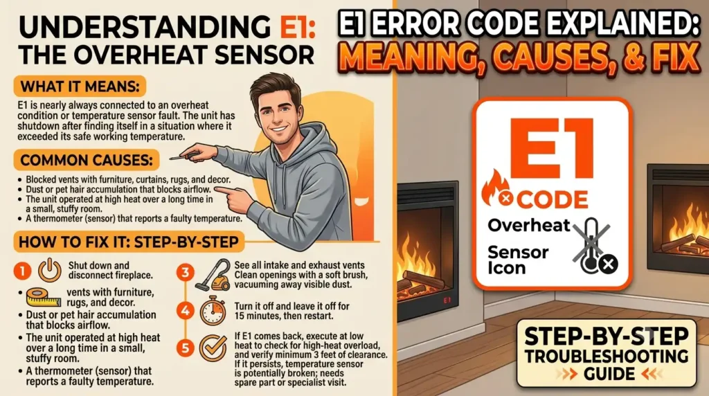 E1 Error Code What it means 