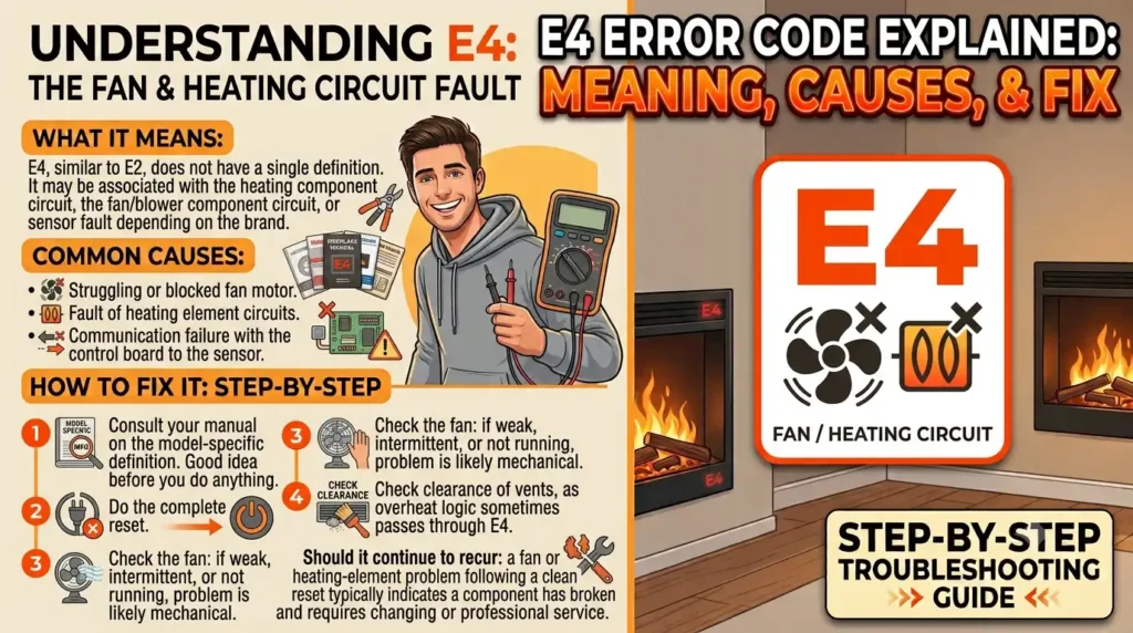 E4 Error Code What it means
