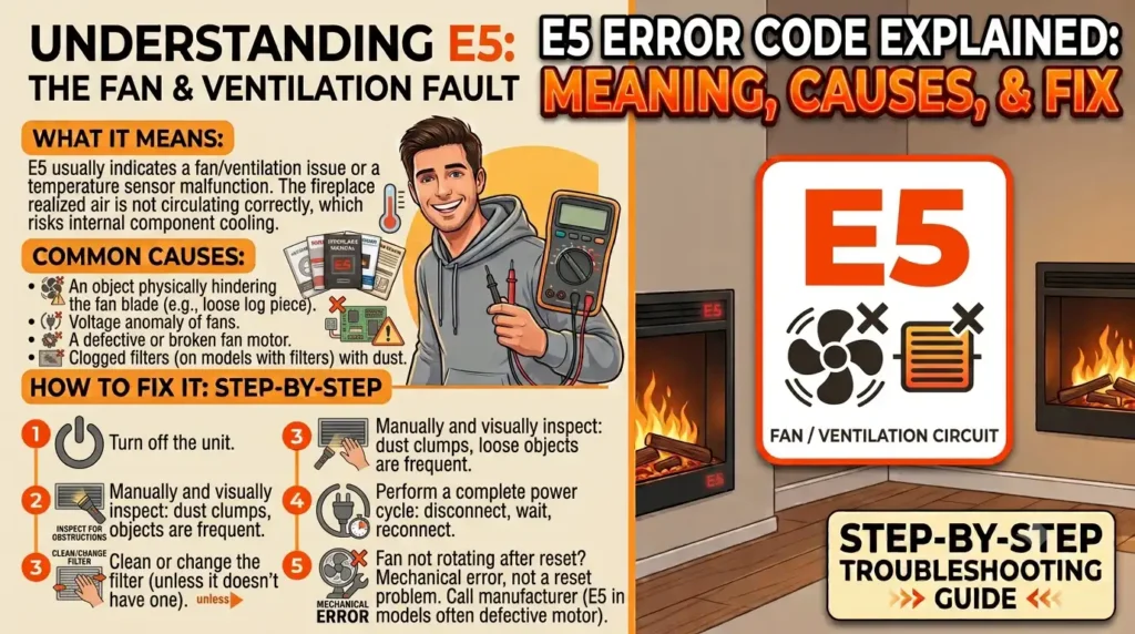 E5 Error Code What it means