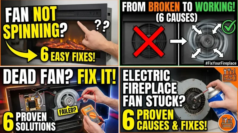 Electric Fireplace Fan Not Spinning? 6 Proven Causes & Fixes 14 Electric Fireplace Fan Not Spinning?