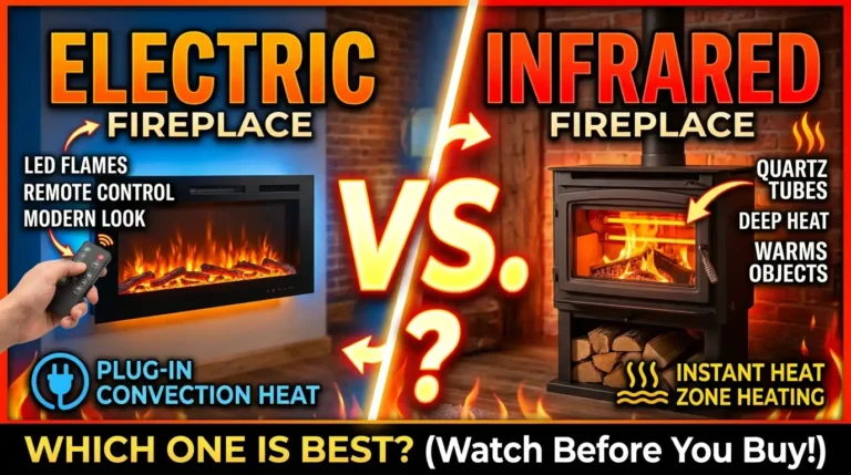 Electric vs Infrared Fireplace: Cost Comparison & More 13 Electric vs Infrared Fireplace? 5 Costly Mistakes to Avoid