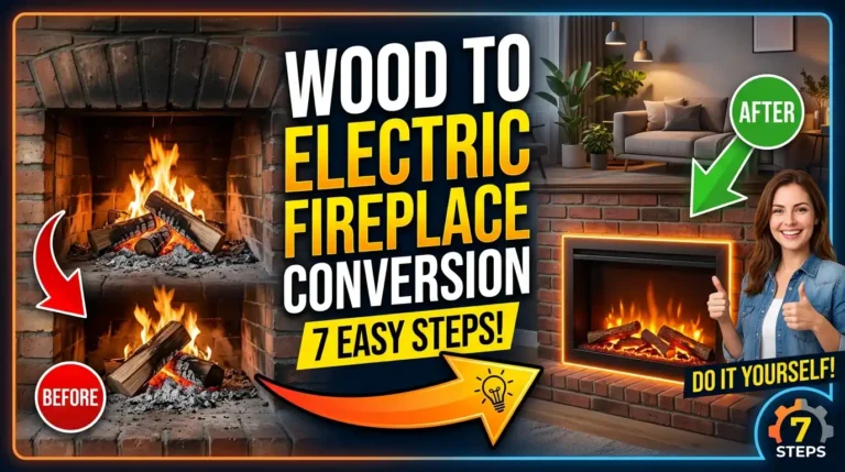 How to Convert a Wood Burning Fireplace to Electric? 7 Easy Steps 11 How to Convert a Wood Burning Fireplace to Electric?