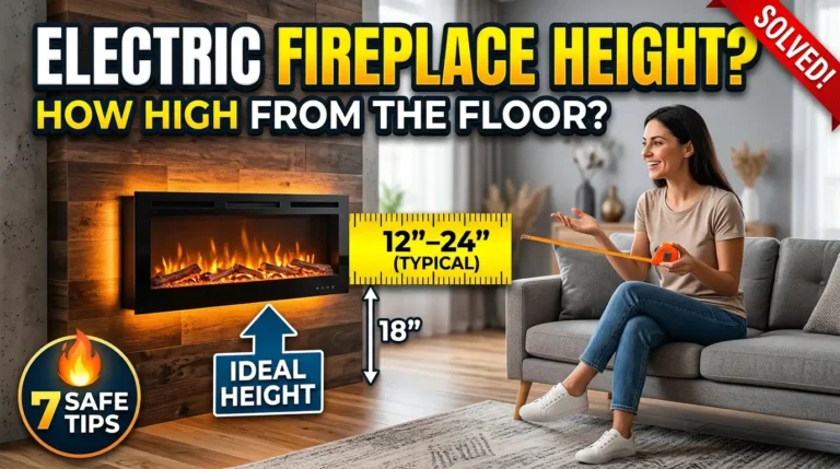 How High Should an Electric Fireplace Be from the Floor?