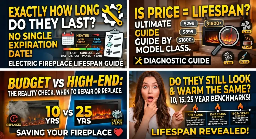 How Long Do Electric Fireplaces Last, exactly?