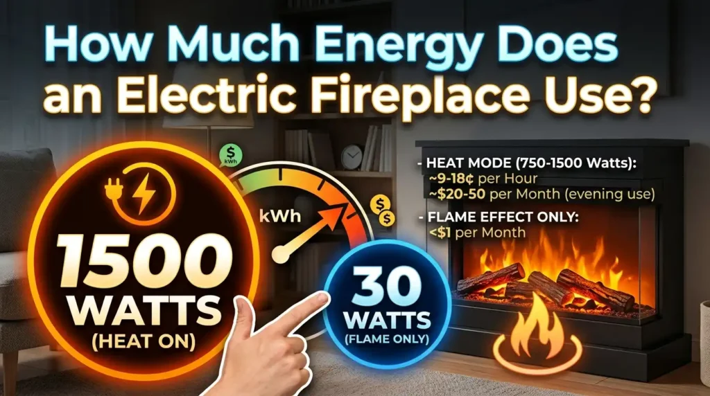 How Much Energy Does an Electric Fireplace Use?