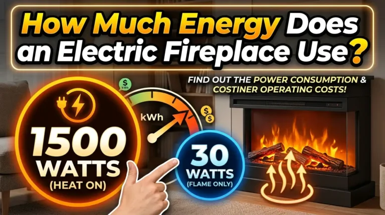 How Much Energy Does an Electric Fireplace Use? Cost Chart 10 How Much Energy Does an Electric Fireplace Use?