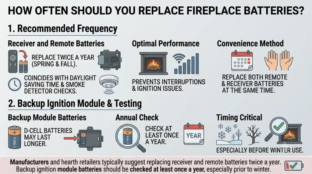 How Often Should You Replace Fireplace Batteries?