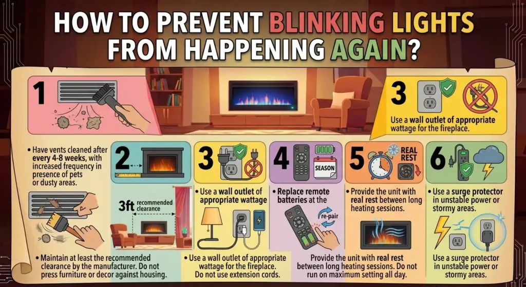 How to Prevent Blinking Lights from Happening Again?