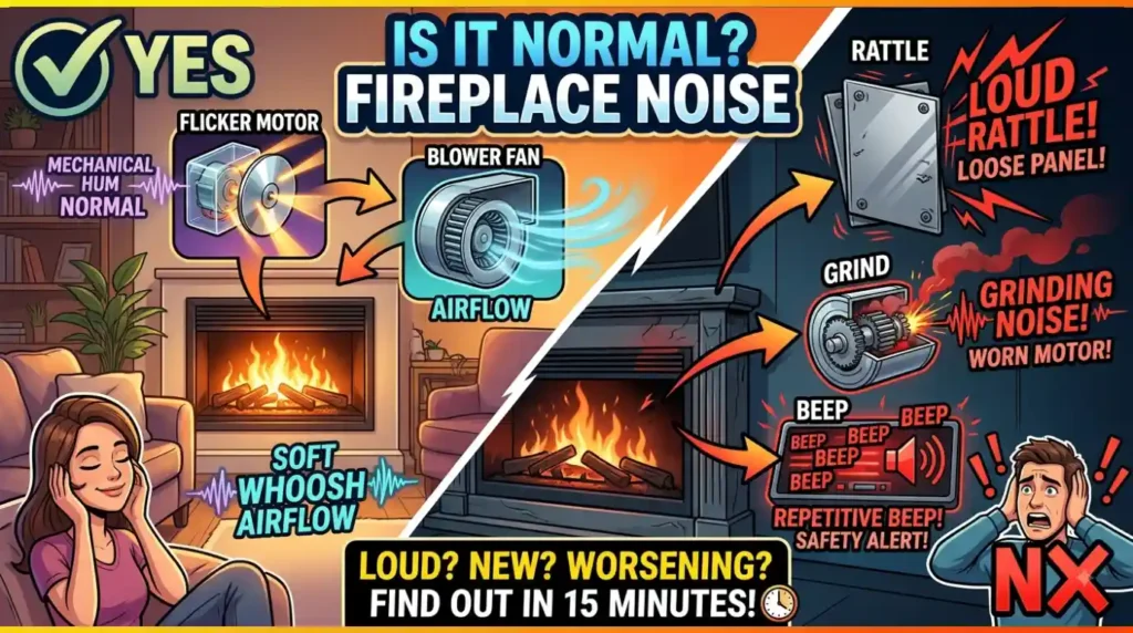 Is It Normal for an Electric Fireplace to Make Noise