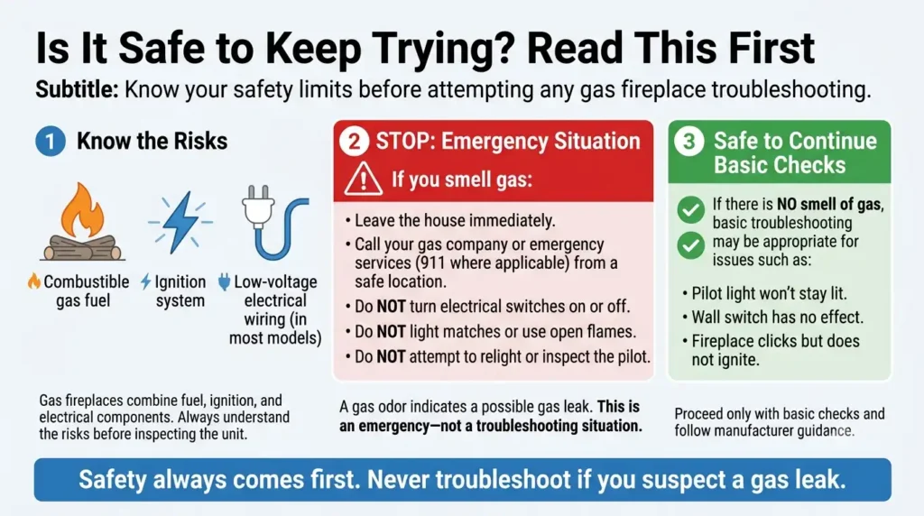 Why Gas Fireplace Wont Light? Causes & Fixes Explained 1 Is It Safe to Keep Trying Read This First