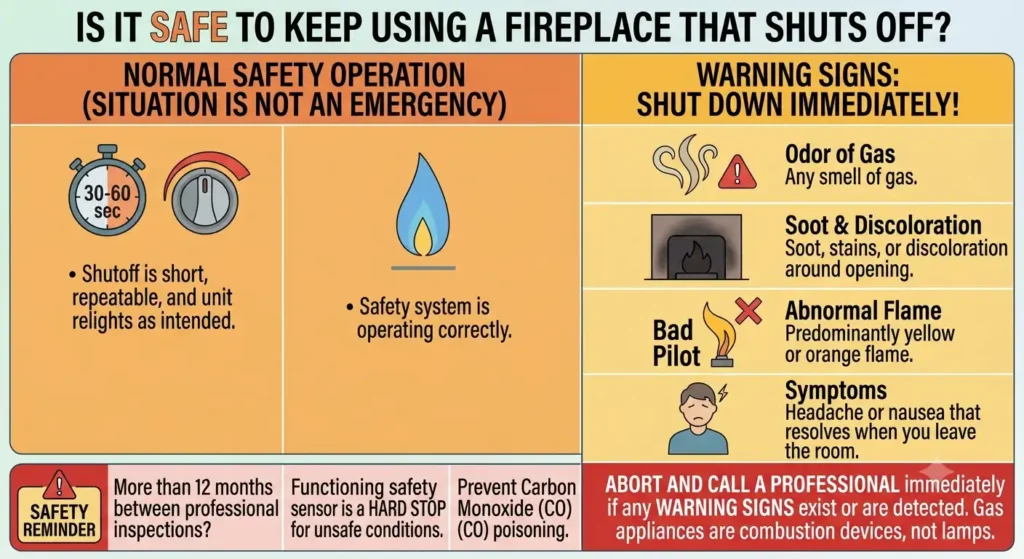Why Gas Fireplace Shuts off by Itself? All Explanation 6 Is It Safe to Keep Using a Fireplace That Shuts Off?