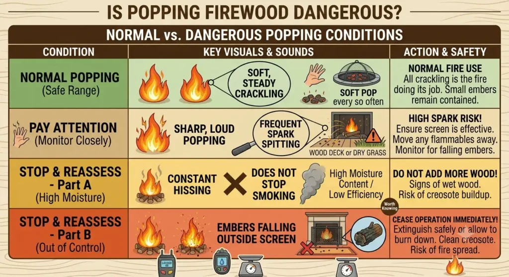 Why Does Firewood Pop? Safe Explanation with 5 Steps 5 Is Popping Firewood Dangerous?
