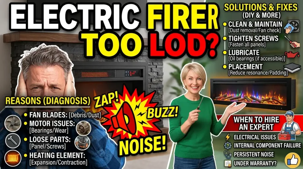 Electric Fireplace Too Loud? 8 Effective Causes & Fixes 2 Is Some Noise Normal?