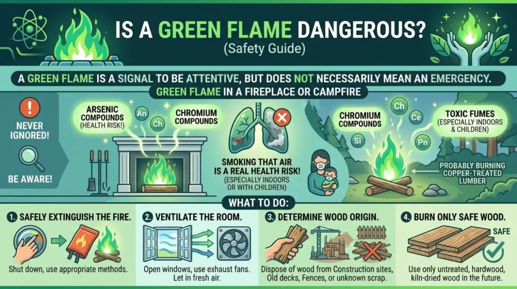 Is a Green Flame Dangerous? (Safety Guide)
