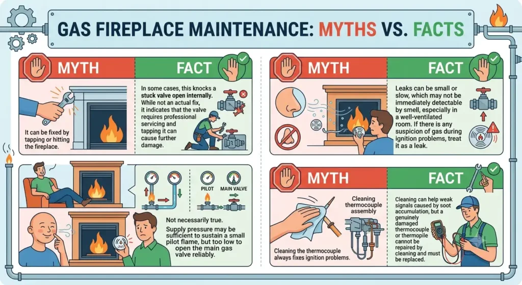 Why Gas Fireplace Wont Light? Causes & Fixes Explained 13 Myth vs. Fact