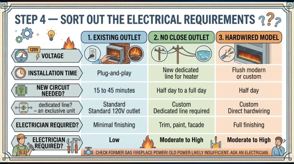 Step 4 — Sort Out the Electrical Requirements