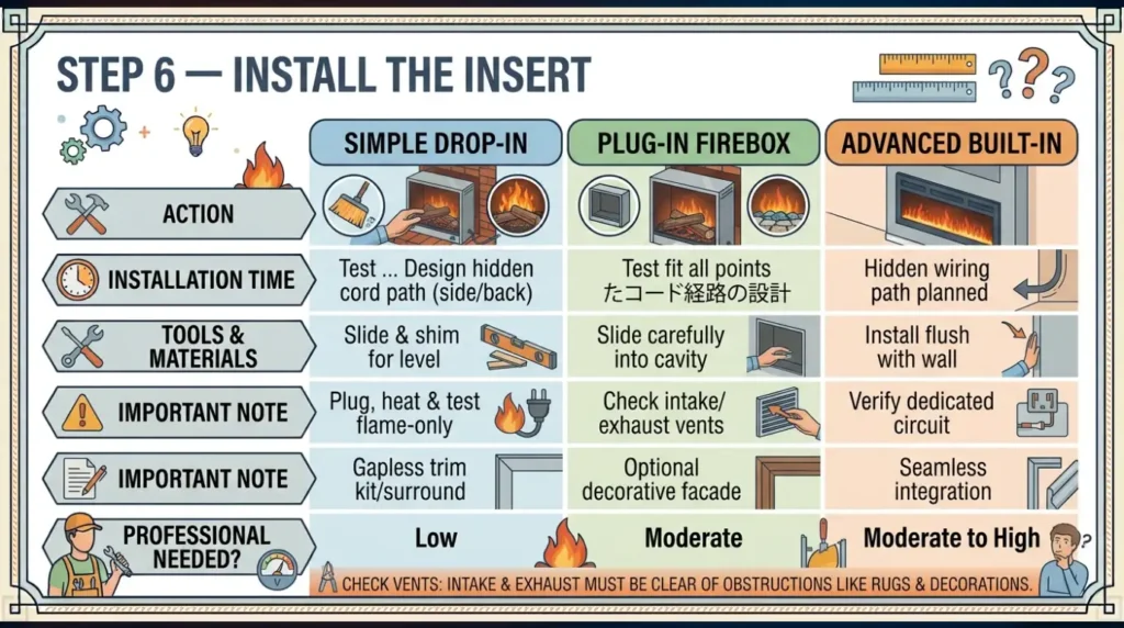 Step 6 — Install the Insert