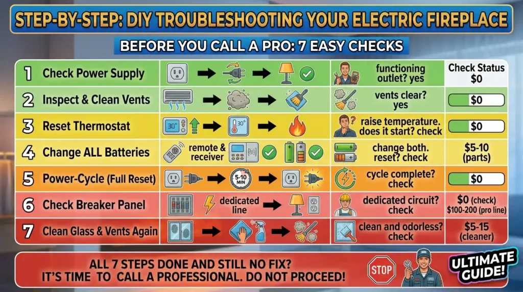 Step-by-Step DIY Troubleshooting Before You Call Anyone