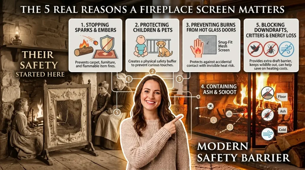 The 5 Real Reasons a Fireplace Screen Matters