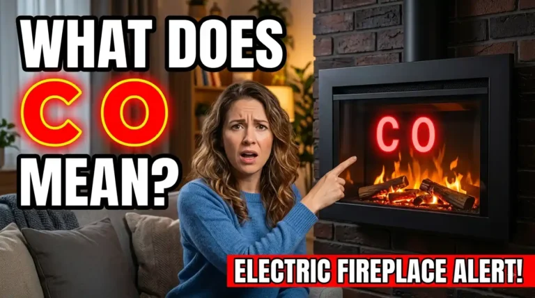 What Does CO Mean on an Electric Fireplace?
