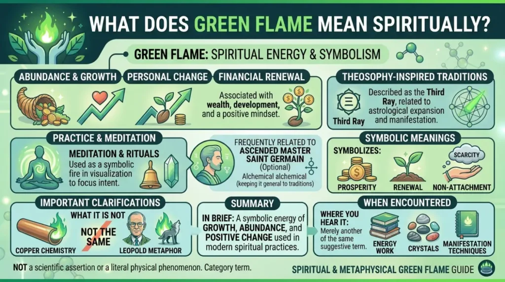 What Does Green Flame Mean Spiritually?