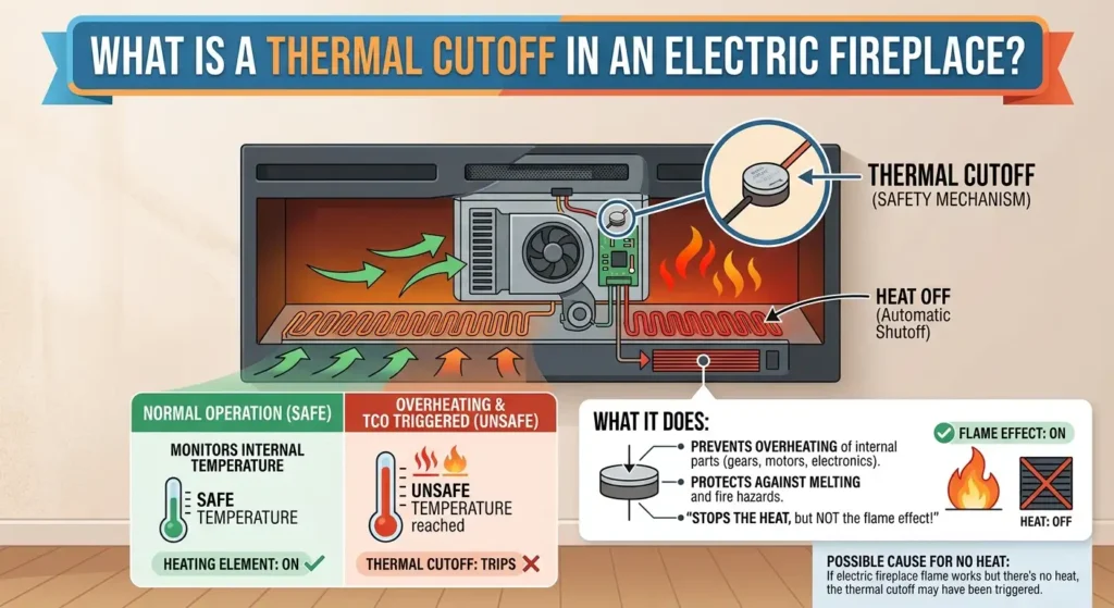 What is Thermal Cutoff in Electric Fireplace?