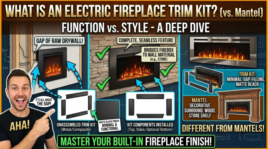 What Is an Electric Fireplace Trim Kit?