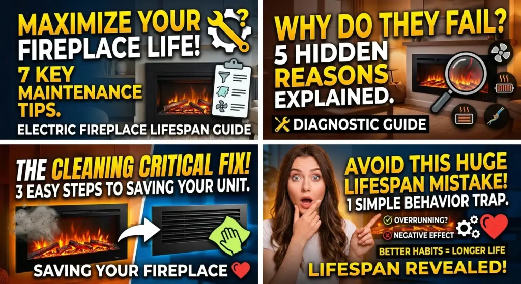 What is Electric Fireplace Lifespan? How Long They Last and How to Get More Years Out of Yours