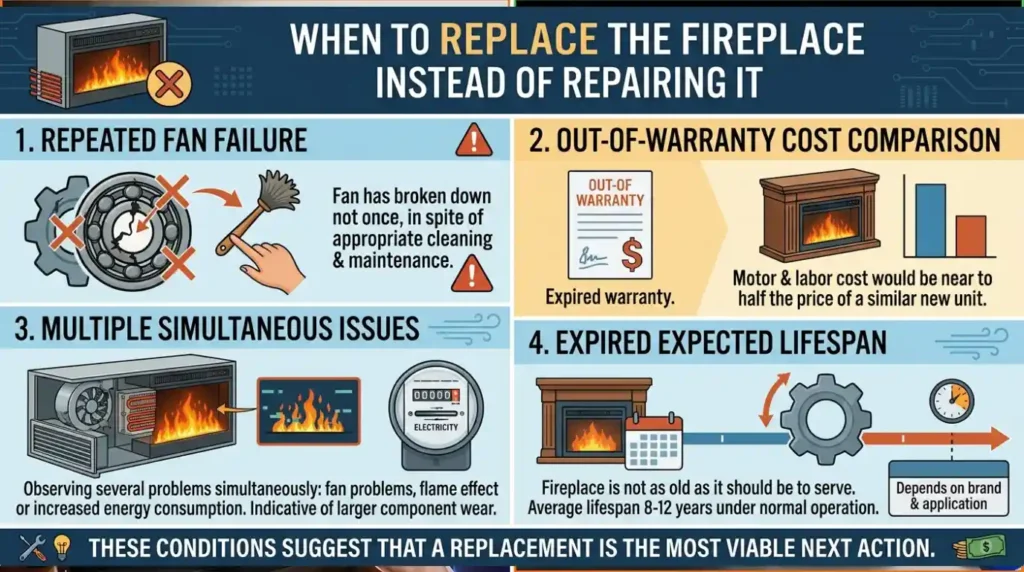 When to Replace the Fireplace Instead of Repairing It