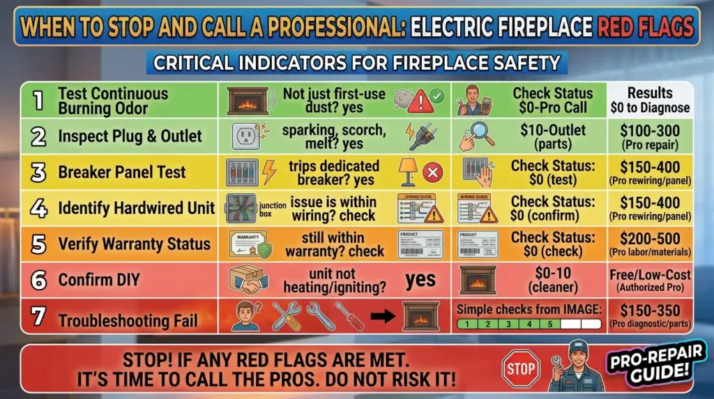 When to Stop and Call a Professional