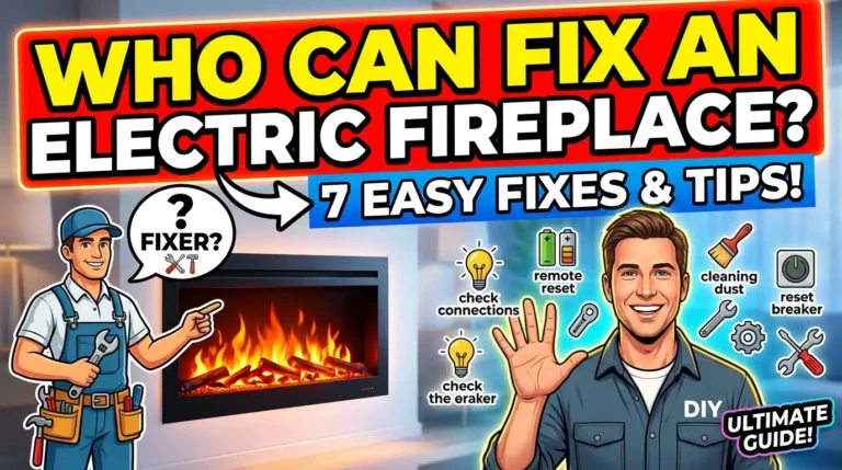 Who Can Fix an Electric Fireplace? 7 Easy Fixes & Tips 13 Who Can Fix an Electric Fireplace? 7 Easy Fixes & Tips