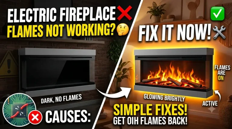 Why Electric Fireplace Flames Not Working?