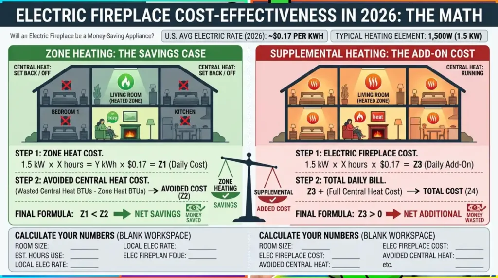 Will an Electric Fireplace Save Me Money? 7 Ways for Savings 1 Will an Electric Fireplace be a Money Saving Appliance?
