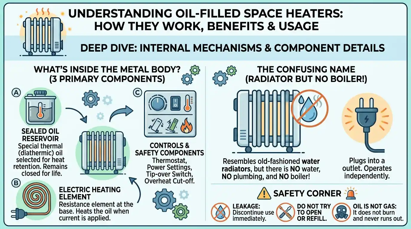 What Is an Oil-Filled Space Heater?