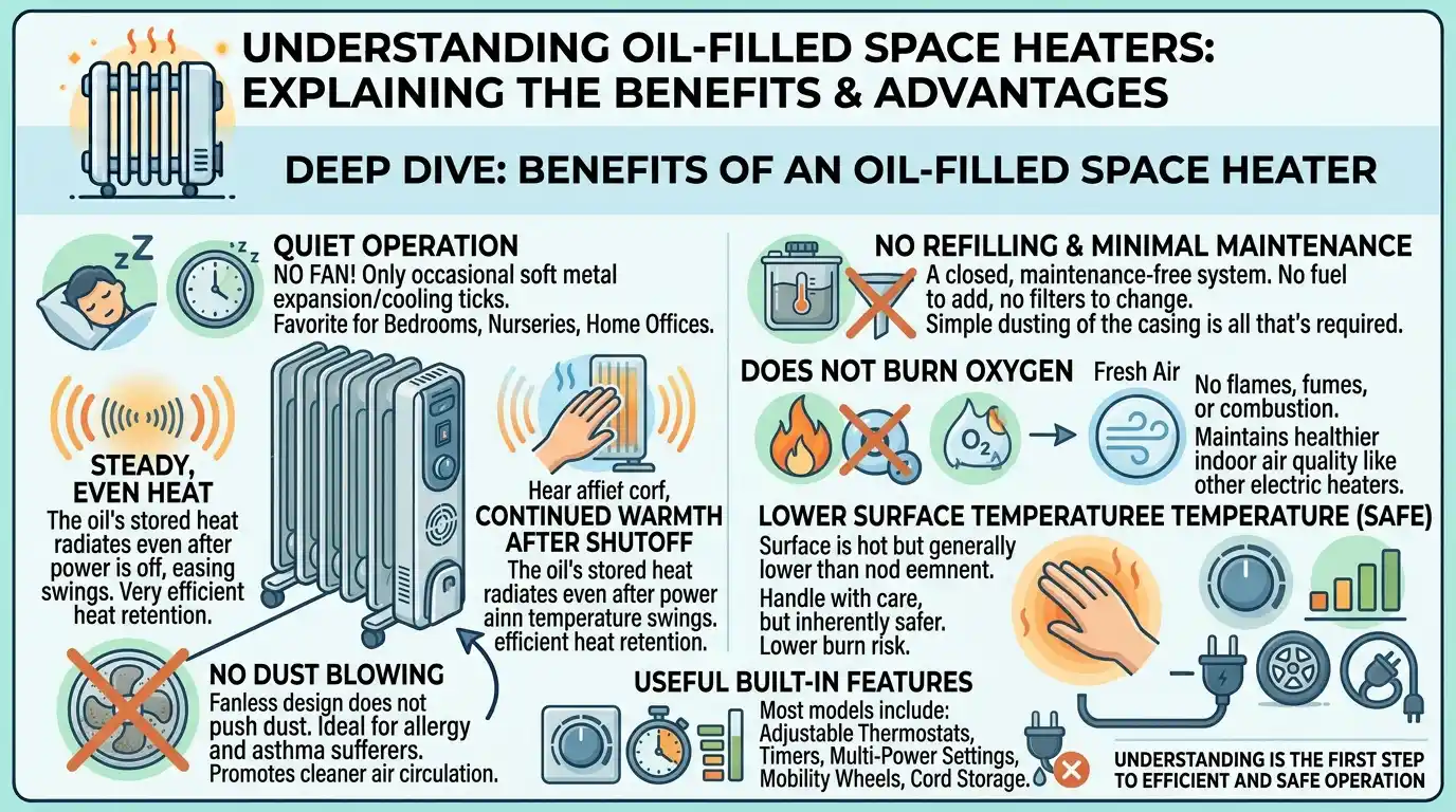Benefits of an Oil-Filled Space Heater