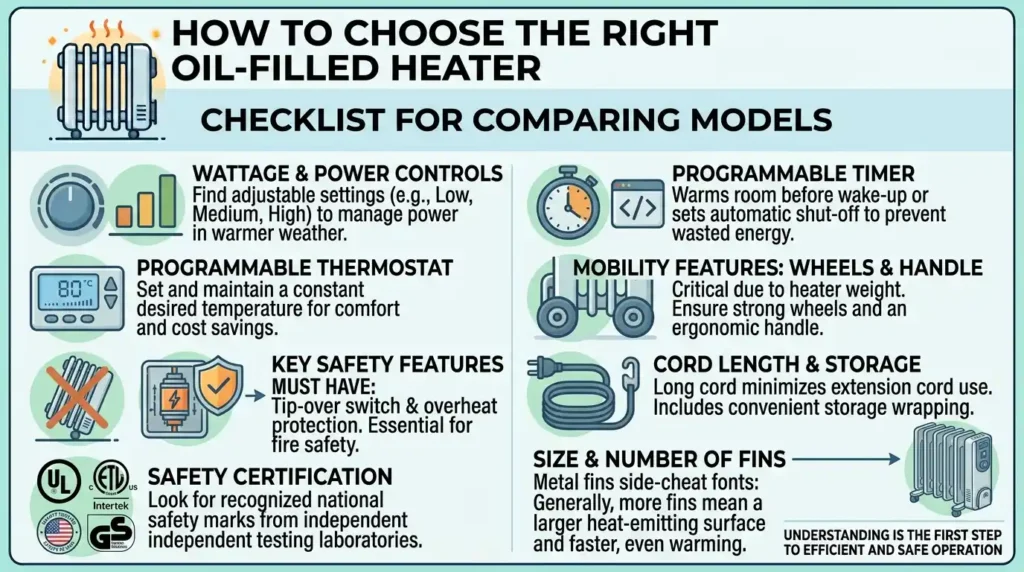 How to Choose the Right Oil-Filled Heater