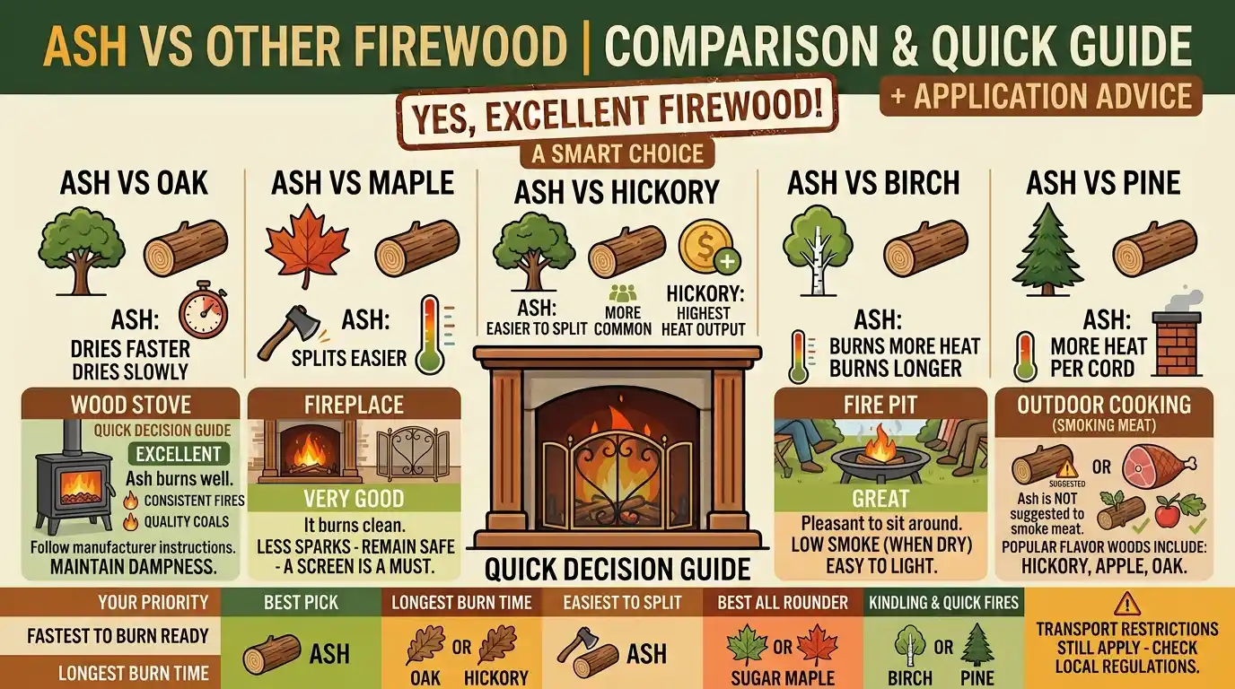 Is Ash Good for a Wood Stove, Fireplace or Fire Pit?