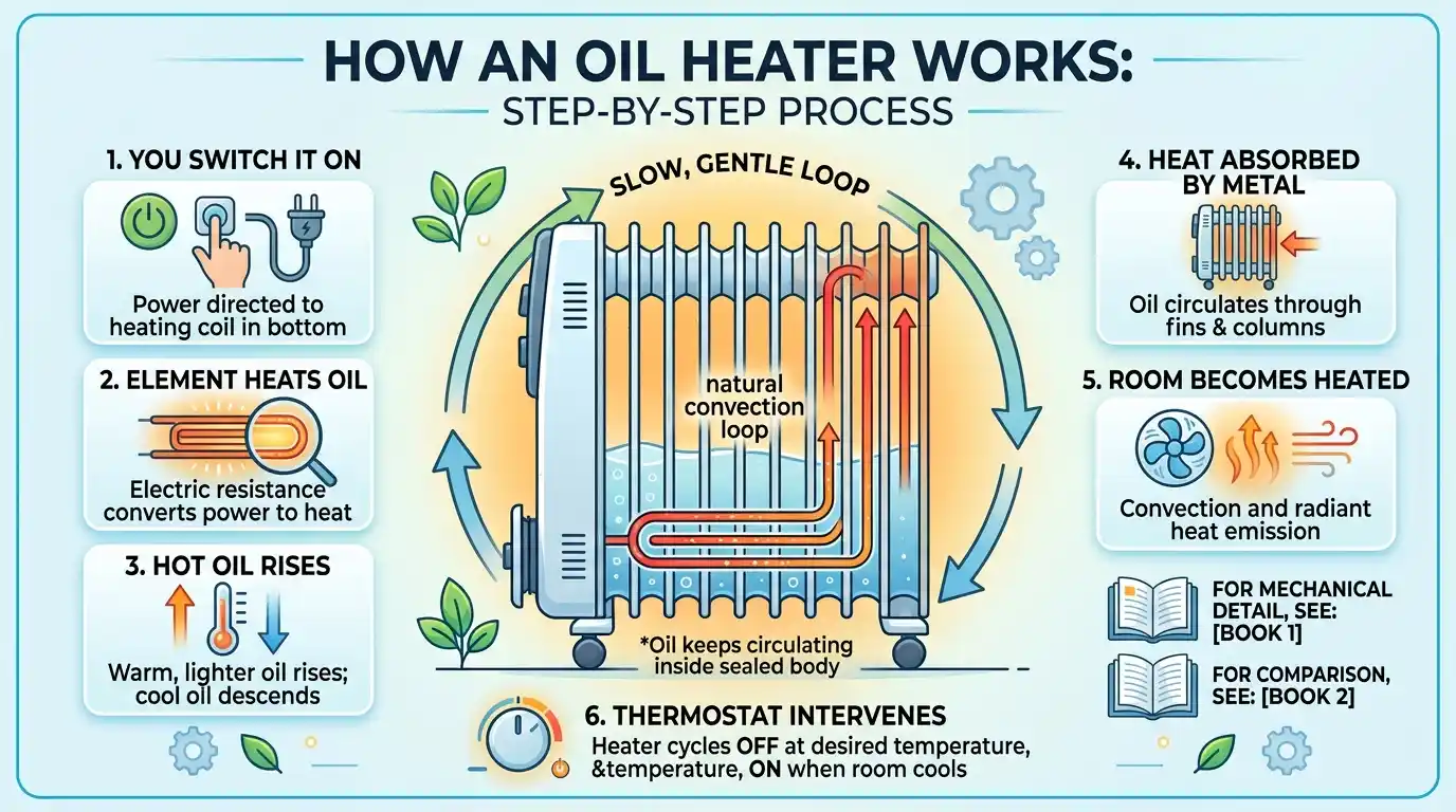 How an Oil Heater Works Step by Step