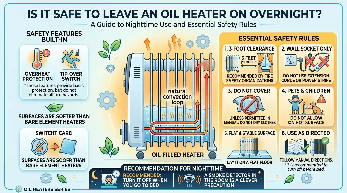 Is It Safe to Leave an Oil Heater On Overnight?
