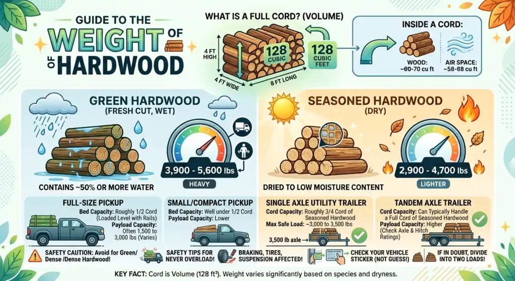 Can Your Truck or Trailer Handle a Cord of Hardwood?