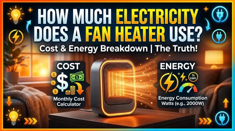 How Much Electricity Does a Fan Heater Use? Cost & Energy