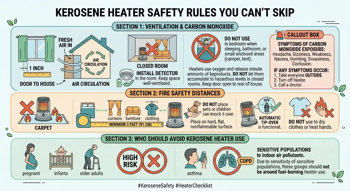 How to Use a Kerosene Heater: A Safe Step-by-Step Guide 4 Kerosene Heater Safety Rules You Can't Skip