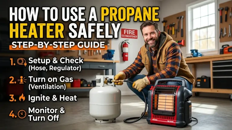 How to Use a Propane Heater Safely: Step-by-Step Guide 3 How to Use a Propane Heater