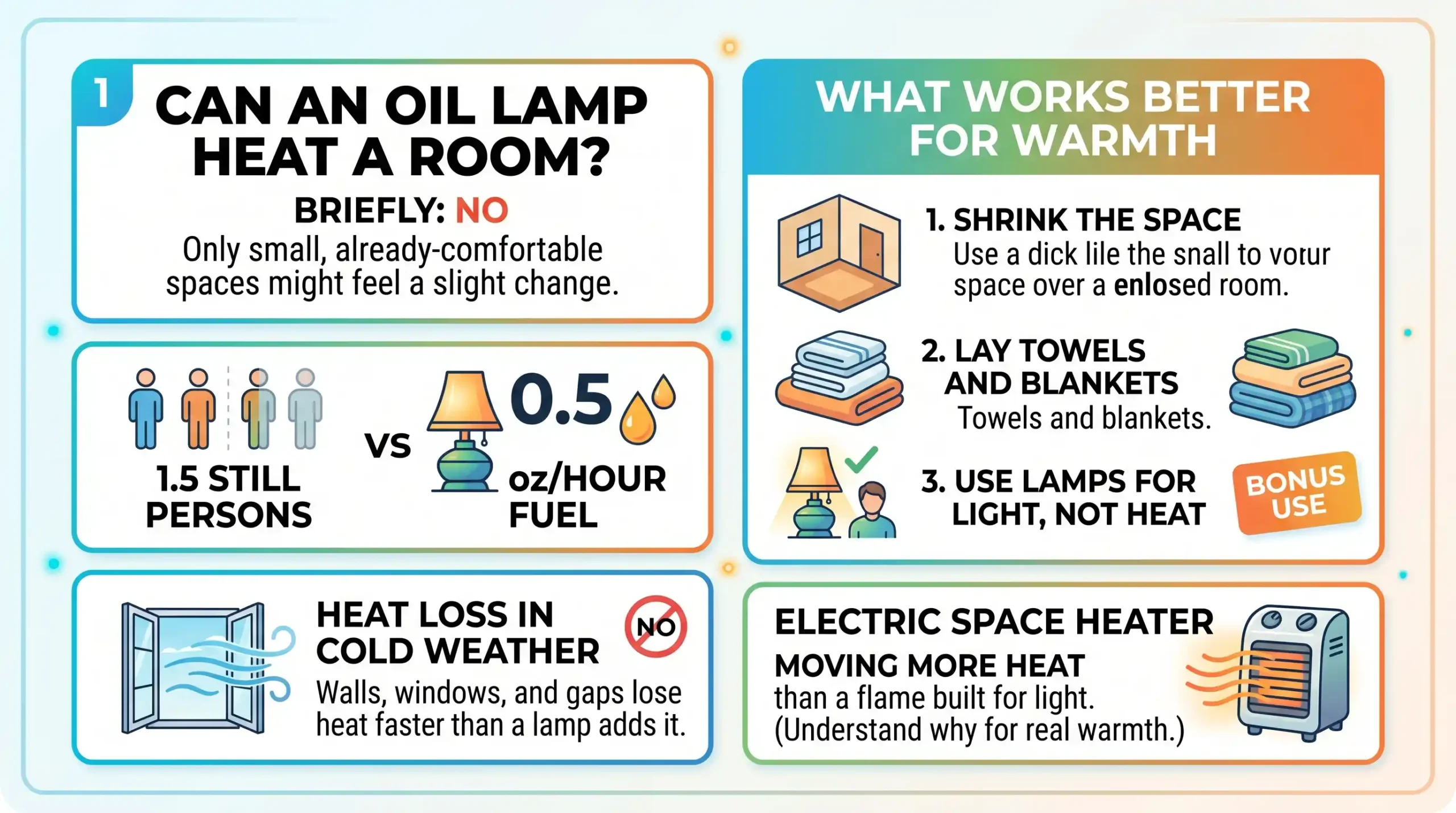 Can an Oil Lamp Heat a Room?